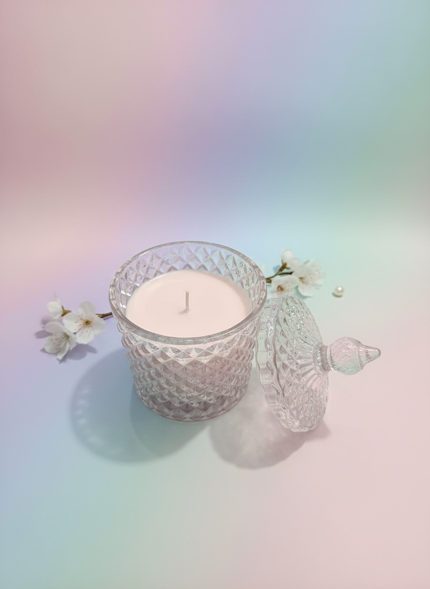 Candy  Jar Glass Candle